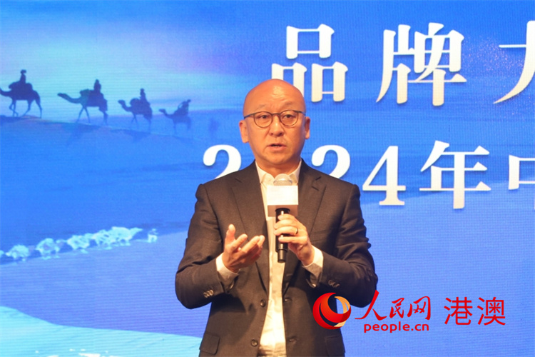 圖4.國家文化科技創(chuàng)新服務聯(lián)盟主席代旭致辭。人民網(wǎng) 陳曉琳 攝