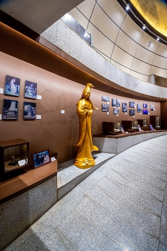 圖為觀音蓮花苑內(nèi)部展示展覽空間。澳門特區(qū)文化局供圖