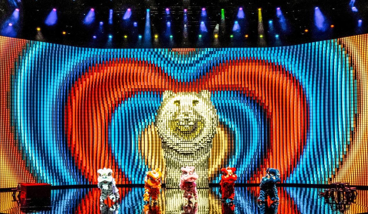 《澳門2049》中節(jié)目七“美獅·光芒”。主辦方供圖