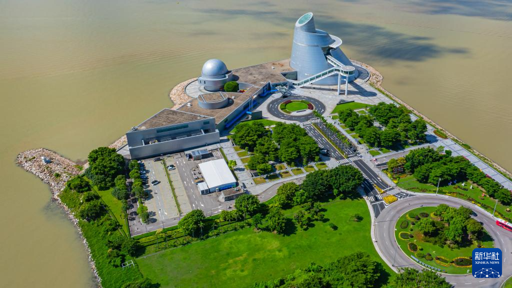 7月6日，澳門科學館（無人機照片）。