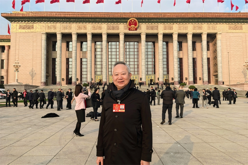 全國人大代表、澳門發(fā)展策略研究中心會長蕭志偉。受訪者供圖