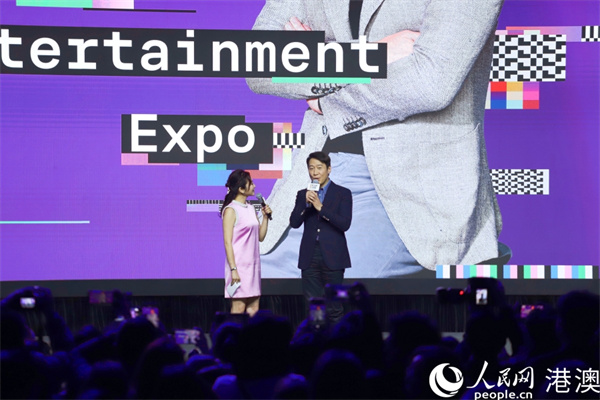 圖4.香港影視娛樂大使黎明作分享。人民網(wǎng) 吳宇揚(yáng)揚(yáng) 攝