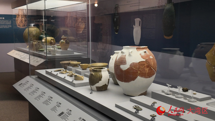 “揚帆出?！庇∽C香港為唐代海上絲綢之路的節(jié)點。人民網(wǎng)實習生 虞樂嘉攝