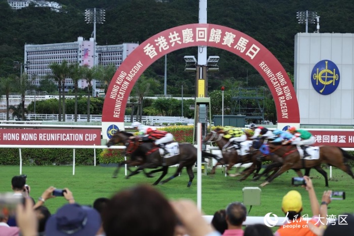 “香港回歸杯”賽事現(xiàn)場。人民網(wǎng) 吳宇揚(yáng)揚(yáng)攝