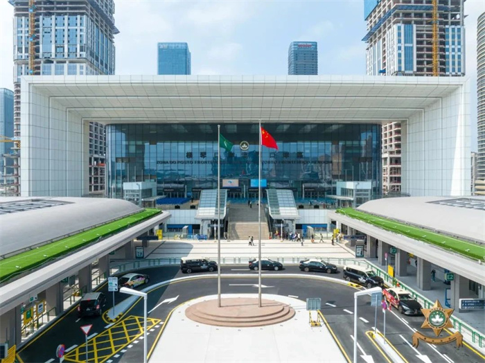 圖為橫琴口岸外景。澳門特區(qū)治安警察局供圖