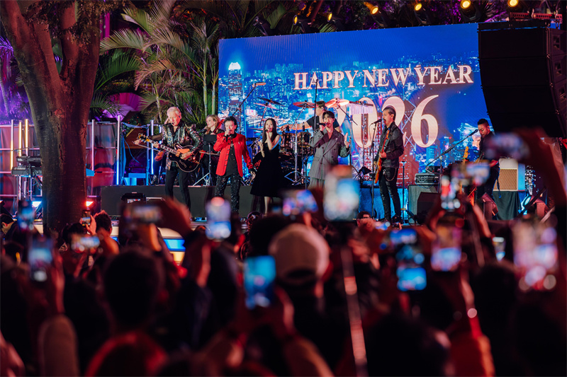 現(xiàn)場樂隊表演。主辦方供圖