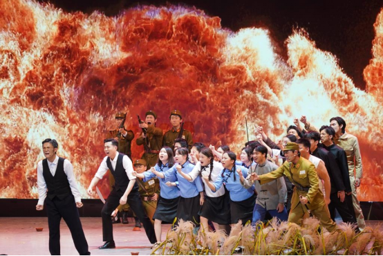 圖為話劇《茅以升》劇照。主辦方供圖