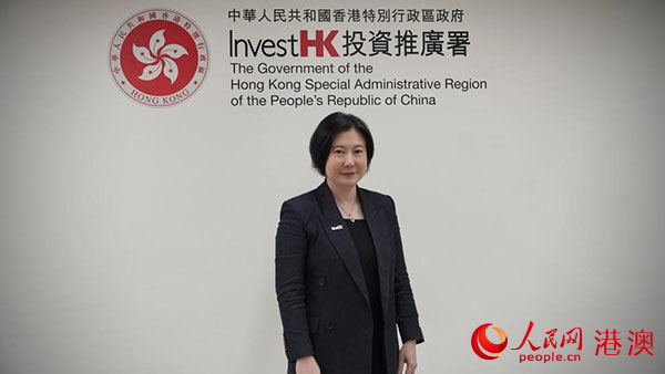 香港特區(qū)政府投資推廣署署長劉凱旋近日接受人民網(wǎng)專訪。人民網(wǎng) 吳宇揚揚攝