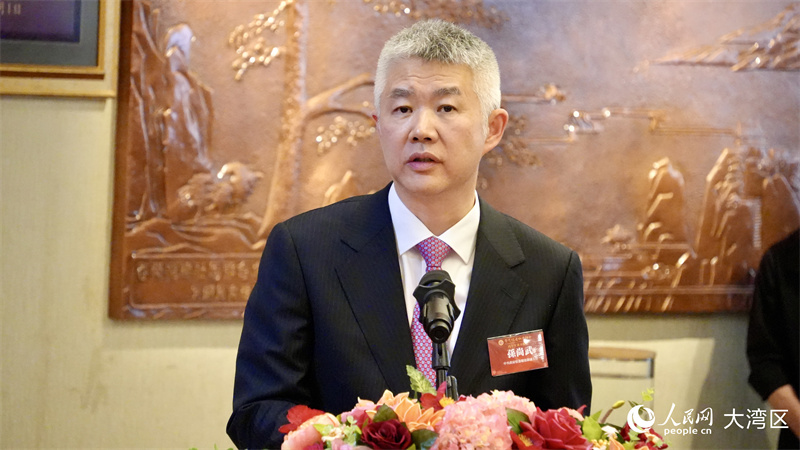 中央政府駐港聯(lián)絡(luò)辦副主任孫尚武致辭。人民網(wǎng) 嚴小晶攝