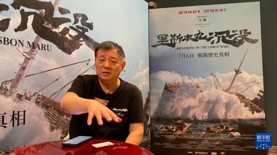 7月6日，電影制片人兼導演方勵接受新華社記者采訪。新華社記者 趙曼君 攝