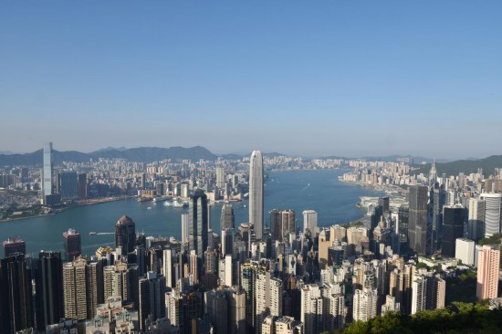 　　這是5月12日拍攝的香港城市風(fēng)光。新華社記者 陳鐸 攝